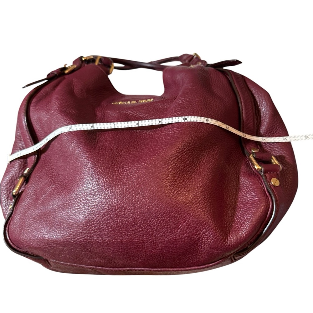 Michael Kors Bedford Large Shoulder Bag in Wine/Burgundy - Picture 11 of 16